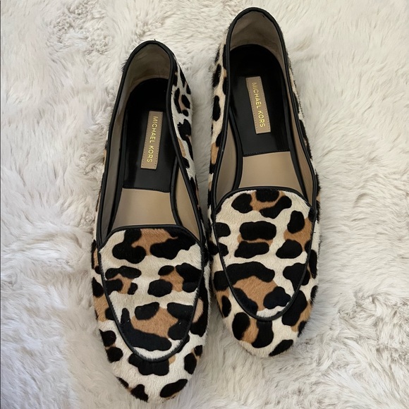 Michael Kors Calf Hair Loafers - Picture 1 of 4